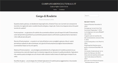 Desktop Screenshot of campaniabeniculturali.it